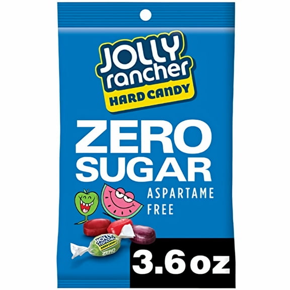 Hershey's Jolly Rancher Sugar Free Hard Candy in Assorted Fruit Flavors 3.6 oz (Pack of 2)