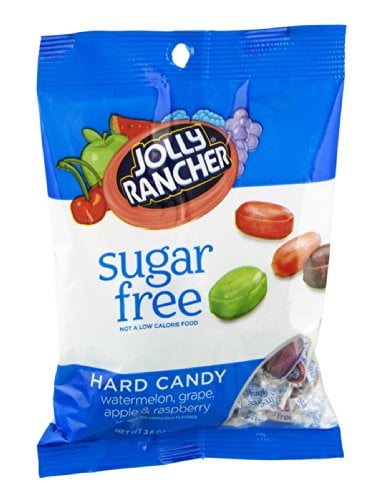 Jolly Rancher Sugarfree Candy 3.6 oz. Bags - 12 / Box - Candy