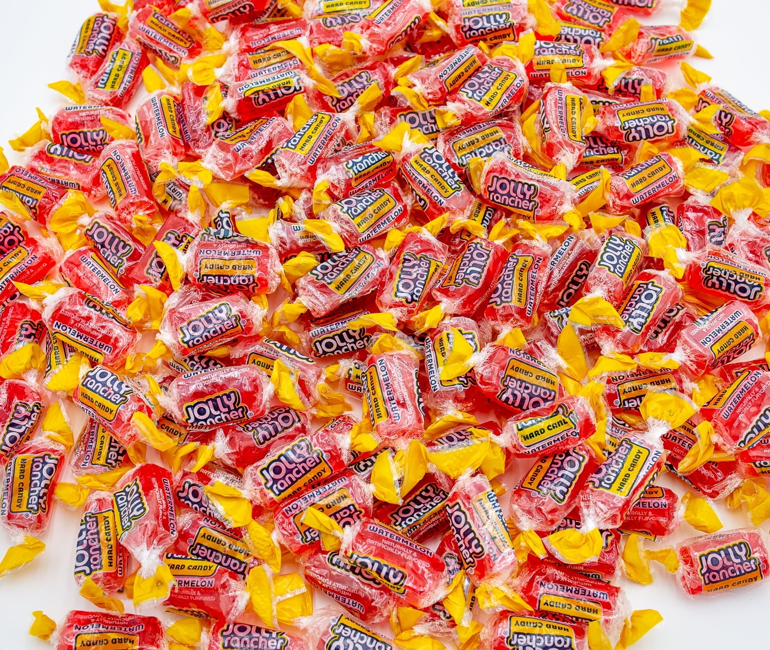 JOLLY RANCHERS Hard Candy 2 lb Bulk Bag, Watermelon, Fruit Flavored, Individually Wrapped (Approximately 148 Pieces)
