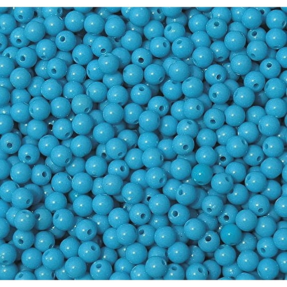 JOLLY STORE Crafts Dark Turquoise 6mm Round Beads