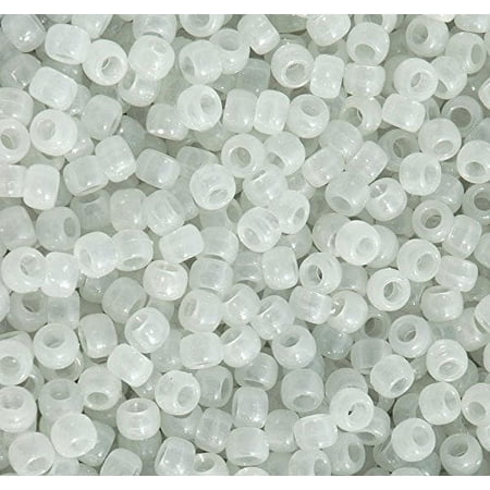 JOLLY STORE Crafts Glow in the Dark Pony Beads 9x6mm 500pc Made in the USA