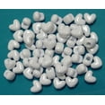thumbnail image 1 of JOLLY STORE Crafts Opaque White Heart Shaped Pony Beads, Made in USA, 1 of 1