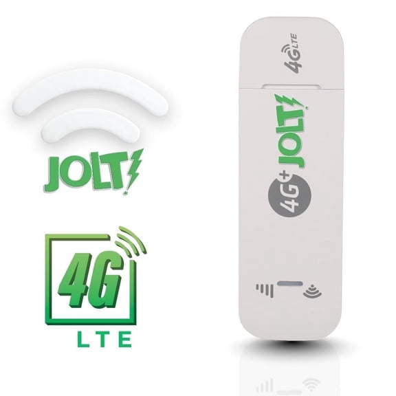 Jolt Mobile 4G LTE USB WiFi Modem Router and Stick Adapter with 5GB Data