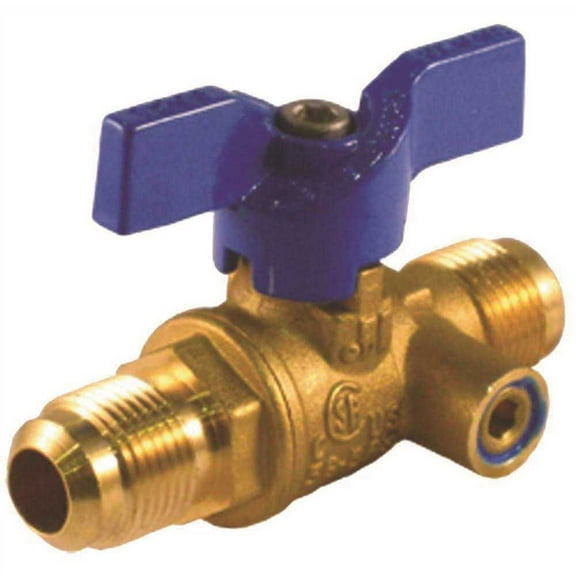 JOMAR INTERNATIONAL 101-703 1/2 in. Flare x 1/2 in. MIP Gas Ball Valve