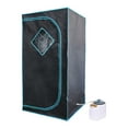 thumbnail image 1 of JOMEED 35 x 35 Inch Portable Zip Sauna w/Chair for Home Relaxation, Black, 1 of 11