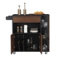 thumbnail image 1 of JOMEED Home Kitchen Island Rolling Cart with Storage Drawers and Towel Rack, 1 of 8