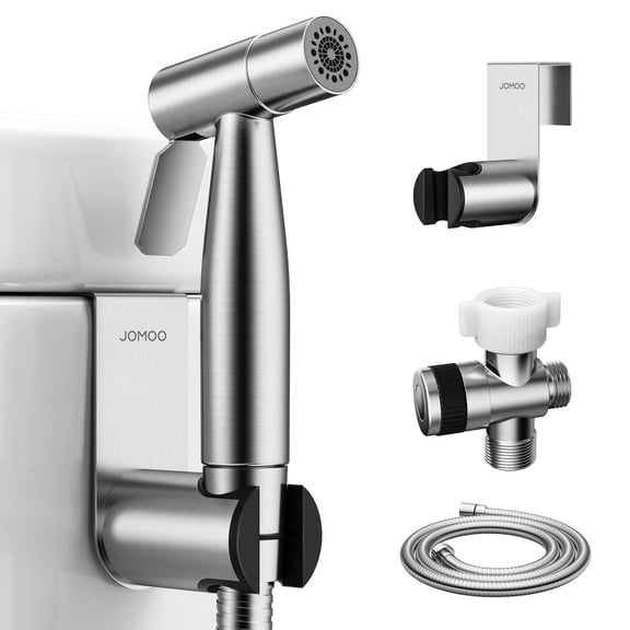 JOMOO Handheld Bidet Sprayer for Toilet, Brushed Nickel Bidet Attachment for Feminine Wash