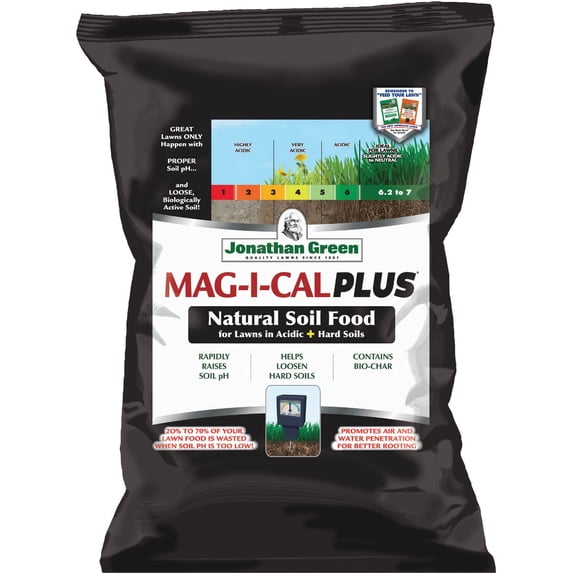 JONATHAN GREEN MAG-I-CAL Plus Lawn Fertilizer For Acidic Soil - Pack of 8