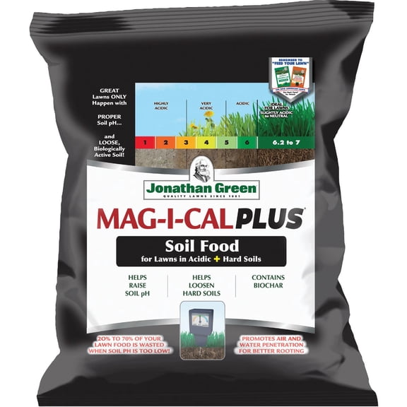 JONATHAN GREEN MAG-I-CAL Plus Lawn Fertilizer For Acidic Soil - Single Pack
