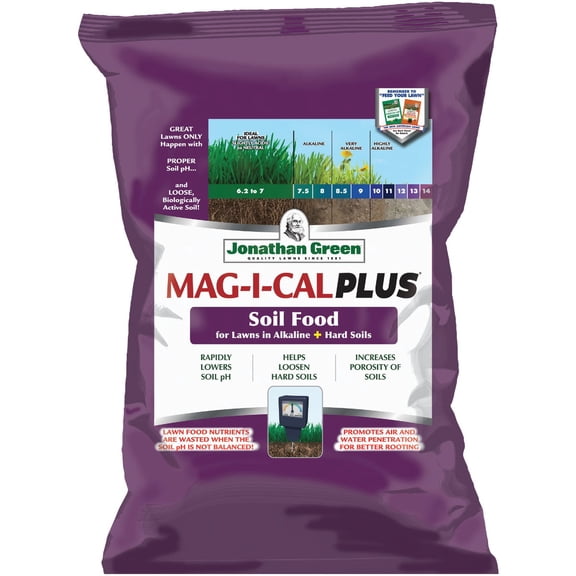 JONATHAN GREEN MAG-I-CAL Plus Lawn Fertilizer For Alkaline Soil - Pack of 8