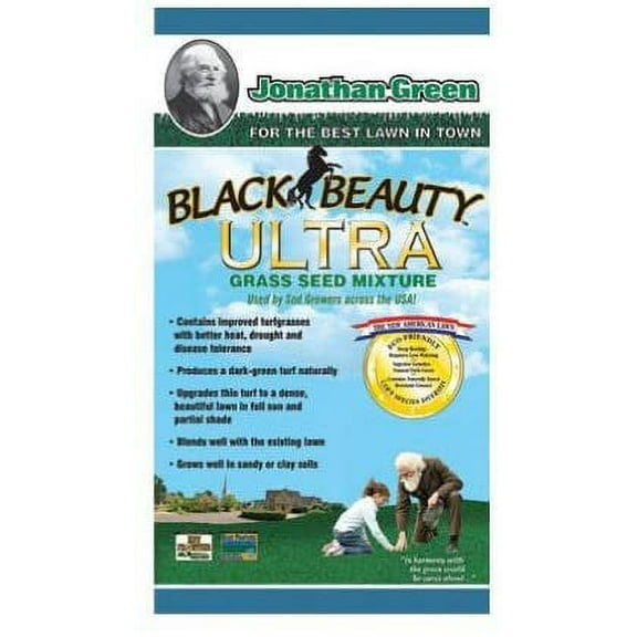 Jonathan Green Black Beauty Ultra Grass Seed - Drought-Tolerant, Full Sun - 25 lb