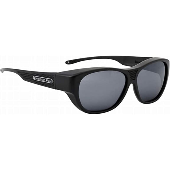 JONATHAN PAUL Polarized Sunglasses Fit-overs Allure Black Grey Extra Large AU001