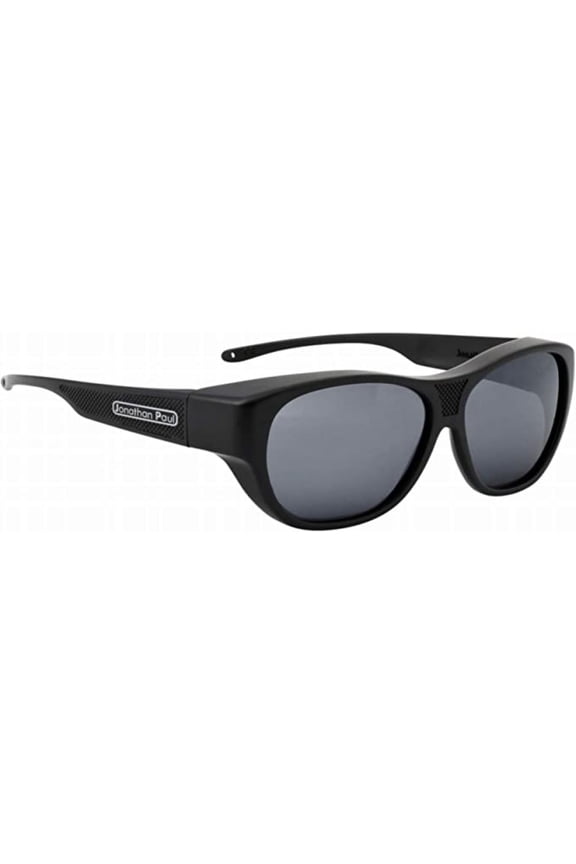 Polarized Sunglasses Fit-overs Allure Black Grey Extra Large AU001