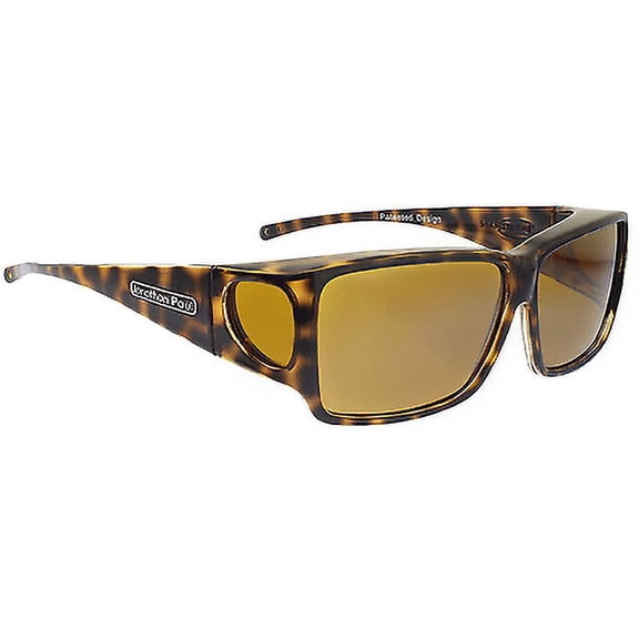 JONATHAN PAUL Polarized Sunglasses Fitovers Orion Cheetah Yellow ON003Y Large