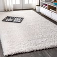 thumbnail image 1 of JONATHAN Y ALASKA SHAG 5 x 8 Area Rug, Aydin Plush - Ivory, ALA102B-5, 1 of 4