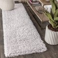 thumbnail image 1 of JONATHAN Y ALASKA SHAG 2 x 8 Runner Rug, Aydin Plush - Gray/Ivory, ALA102C-28, 1 of 3