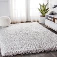 thumbnail image 1 of JONATHAN Y ALASKA SHAG 4 x 6 Area Rug, Aydin Plush - Gray/Ivory, ALA102C-4, 1 of 2