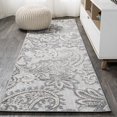 thumbnail image 1 of JONATHAN Y AMALFI COAST 2 x 8 Runner Rug, Gordes Paisley - Light Gray/Ivory, AMC103A-28, 1 of 10