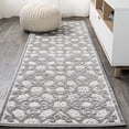 thumbnail image 1 of JONATHAN Y AMALFI COAST 2 x 10 Runner Rug, Gallia Tile Trellis - Light Gray/Ivory, AMC107A-210, 1 of 10