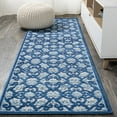 thumbnail image 1 of JONATHAN Y AMALFI COAST 2 x 10 Runner Rug, Gallia Tile Trellis - Light Gray/Blue, AMC107B-210, 1 of 10