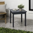 thumbnail image 1 of JONATHAN Y Archer 18.9" Modern Classic Square Slatted Solid Acacia Wood Indoor/Outdoor Adirondack Side Table, Nautical Blue, END6000N, 1 of 5