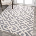 thumbnail image 1 of JONATHAN Y SANTA THERESA 3 x 5 Area Rug, Astrid Retro Trellis - Cream/Gray, SNT103B-3, 1 of 8