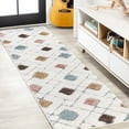 thumbnail image 1 of JONATHAN Y SANTA THERESA 2 x 8 Runner Rug, Astrid Retro Trellis - Multi/Cream, SNT103A-28, 1 of 7