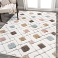 thumbnail image 1 of JONATHAN Y SANTA THERESA 4 x 6 Area Rug, Astrid Retro Trellis - Multi/Cream, SNT103A-4, 1 of 8
