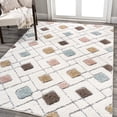 thumbnail image 1 of JONATHAN Y SANTA THERESA 4 x 6 Area Rug, Astrid Retro Trellis - Multi/Cream, SNT103A-4, 1 of 8