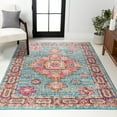 thumbnail image 1 of JONATHAN Y BOHEMIAN FLAIR 8 x 10 Area Rug, Vintage Medallion - Blue/Red, BMF100A-8, 1 of 11