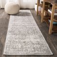 thumbnail image 1 of JONATHAN Y BOHEMIAN FLAIR 2 x 8 Runner Rug, Ferro Filigree - Gray/Dark Gray, BMF108D-28, 1 of 9