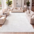 thumbnail image 1 of JONATHAN Y CARMEL 5 x 8 Area Rug, Porter Geometric Art Deco Fan Pattern - White/Light Gray, CAR100B-5, 1 of 8