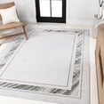 thumbnail image 1 of JONATHAN Y CARMEL 5 x 8 Area Rug, Athens Border Marble Pattern - Silver/White, CAR102A-5, 1 of 8