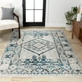 thumbnail image 1 of JONATHAN Y CALIFORNIA VINTAGE 3 x 5 Area Rug, Osuna Diamond Vintage Medallion - Indigo Blue/Ivory, CAV103A-3, 1 of 3