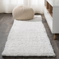 thumbnail image 1 of JONATHAN Y TANGO 2 x 8 Runner Rug, Groovy Shag - White, CLD100A-28, 1 of 9