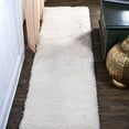 thumbnail image 1 of JONATHAN Y TANGO 2 x 10 Runner Rug, Groovy Shag - Ivory, CLD100B-210, 1 of 9