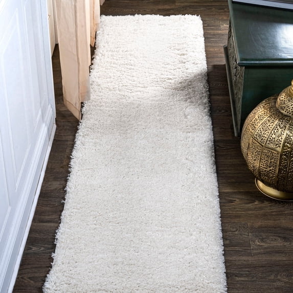 JONATHAN Y TANGO 2 x 10 Runner Rug, Groovy Shag - Ivory, CLD100B-210