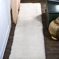 thumbnail image 1 of JONATHAN Y TANGO 2 x 8 Runner Rug, Groovy Shag - Ivory, CLD100B-28, 1 of 9