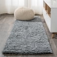 thumbnail image 1 of JONATHAN Y TANGO 2 x 8 Runner Rug, Groovy Shag - Gray, CLD100C-28, 1 of 9
