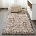 thumbnail image 1 of JONATHAN Y TANGO 2 x 10 Runner Rug, Groovy Shag - Light Beige, CLD100D-210, 1 of 9