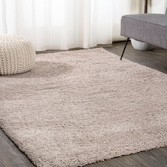 JONATHAN Y TANGO 3 x 5 Area Rug, Groovy Shag - Light Beige, CLD100D-3