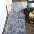 thumbnail image 1 of JONATHAN Y TANGO 2 x 10 Runner Rug, Groovy Shag - Light Gray, CLD100E-210, 1 of 9