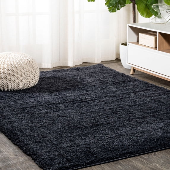 JONATHAN Y TANGO 4 x 6 Area Rug, Groovy Shag - Dark Navy, CLD100H-4