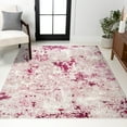 thumbnail image 1 of JONATHAN Y CONTEMPORARY POP 3 x 5 Area Rug, Modern Abstract Vintage Faded - Maroon/Gray, CTP103B-3, 1 of 9