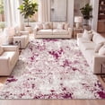 thumbnail image 1 of JONATHAN Y CONTEMPORARY POP 5 x 8 Area Rug, Modern Abstract Vintage Faded - Maroon/Gray, CTP103B-5, 1 of 9
