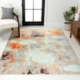 thumbnail image 1 of JONATHAN Y CONTEMPORARY POP 4 x 6 Area Rug, Modern Abstract Vintage - Cream/Orange, CTP104B-4, 1 of 4