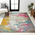 thumbnail image 1 of JONATHAN Y CONTEMPORARY POP 4 x 6 Area Rug, Modern Abstract - Yellow/Multi, CTP107B-4, 1 of 3