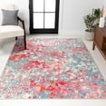 thumbnail image 1 of JONATHAN Y CONTEMPORARY POP 8 x 10 Area Rug, Modern Abstract - Blue/Red, CTP108B-8, 1 of 12