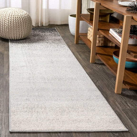 JONATHAN Y CONTEMPORARY POP 2 x 8 Runner Rug, Shore Gradient - Gray/Cream, CTP111A-28