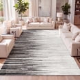 thumbnail image 1 of JONATHAN Y CONTEMPORARY POP 5 x 8 Area Rug, Linear Half-Stripe - Gray/Cream, CTP112B-5, 1 of 9